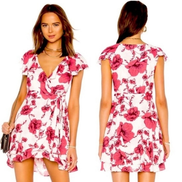 Free People Dresses & Skirts - Free People French Quarter Wrap Dress SzS
